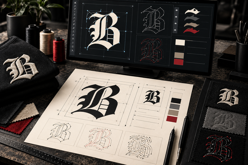 print & embroidery prep