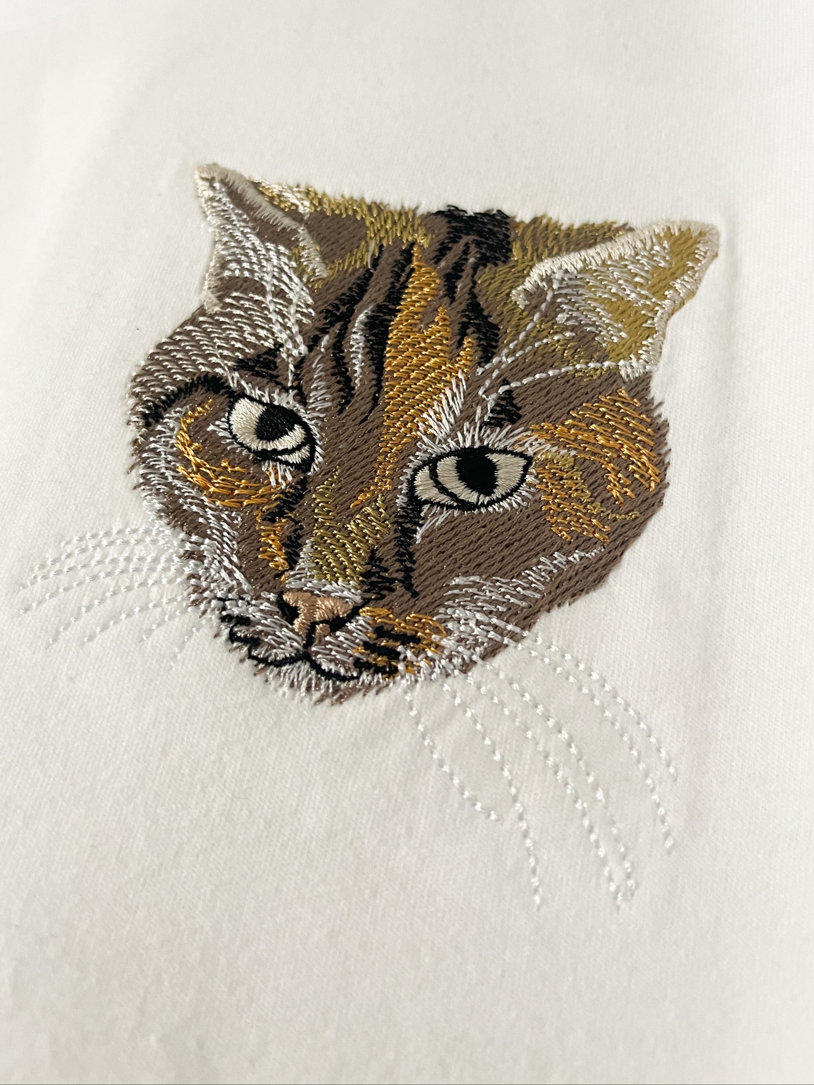 Cat Photo Embroidery
