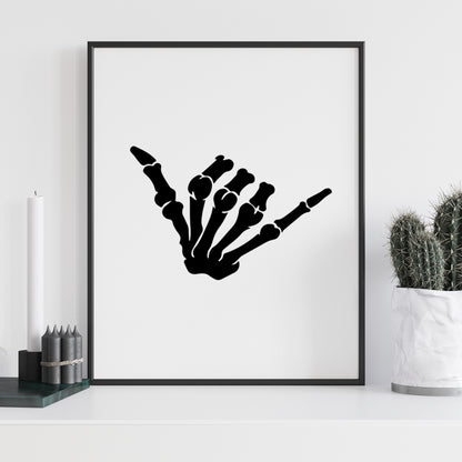 Shaka Skeleton Hands