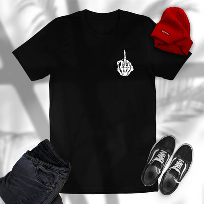 Skeleton Middle Finger