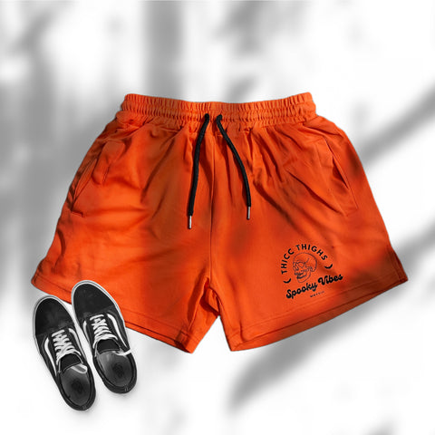 LIMITED! Thicc Thighs Spooky Vibes Shorts