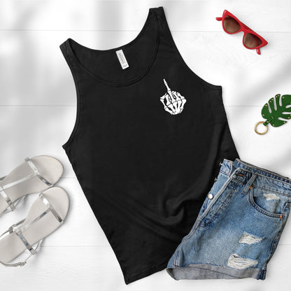 Skeleton Middle Finger