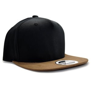 Black and Brown Strapback hat