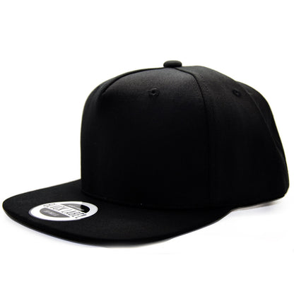 Classic Black Snapback Side
