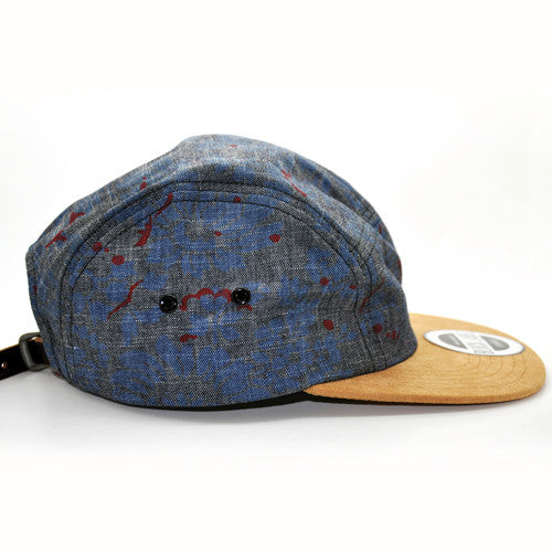 5 Panel Denim Camper Cap - 1