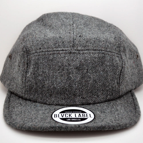 Grey Wool Camper Hat - 2