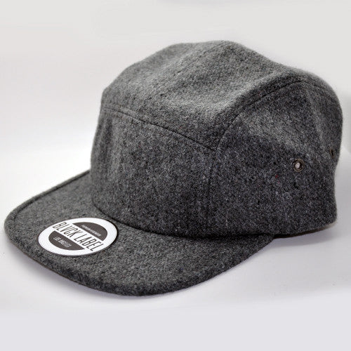 Grey Wool Camper Hat - 1