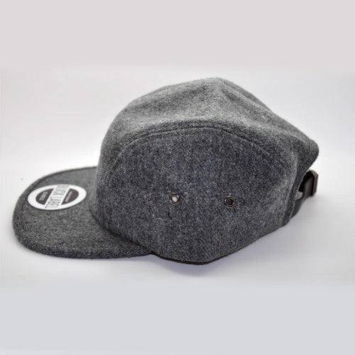 Grey Wool Camper Hat - 3