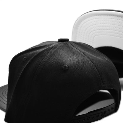 6 Panel Snapback Back View