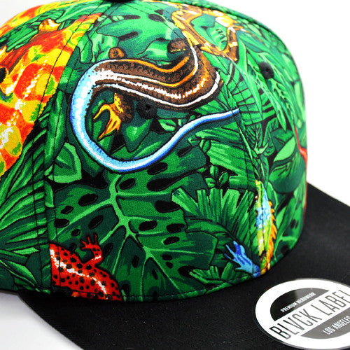 Reptile Pattern Snapback