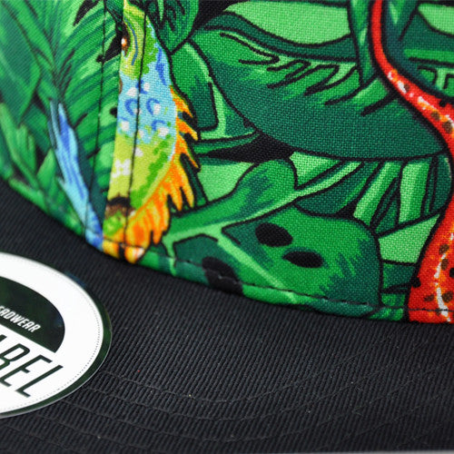 Reptile Edition Snapback Stitching