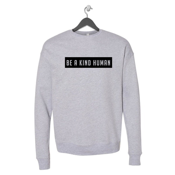Be a king human grey sweater