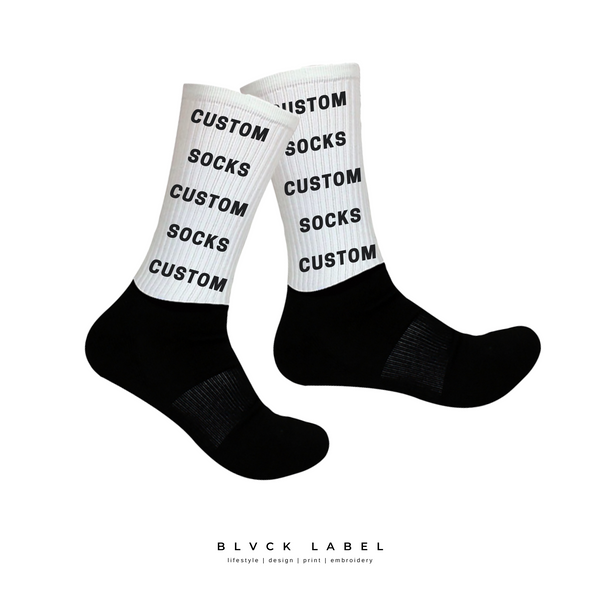 Athletic Socks - Black Footing