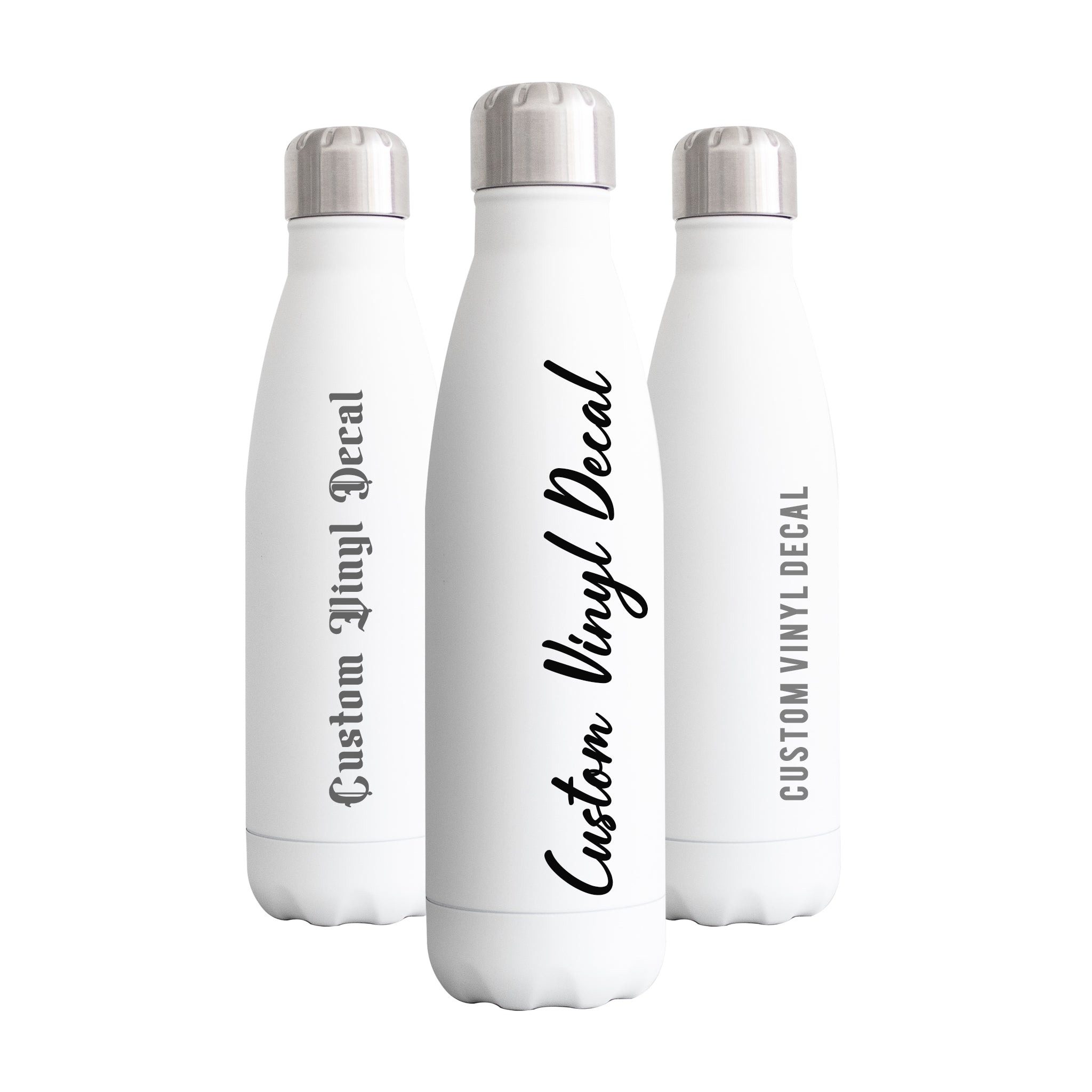 Water Bottle Vinyl Decal Sticker