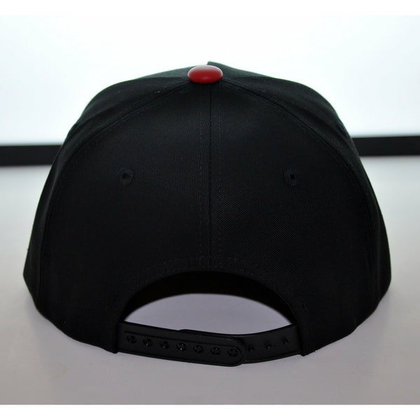 Faux Leather Wide Flat Brim - 4