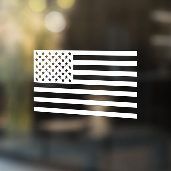US Flag Window Sticker