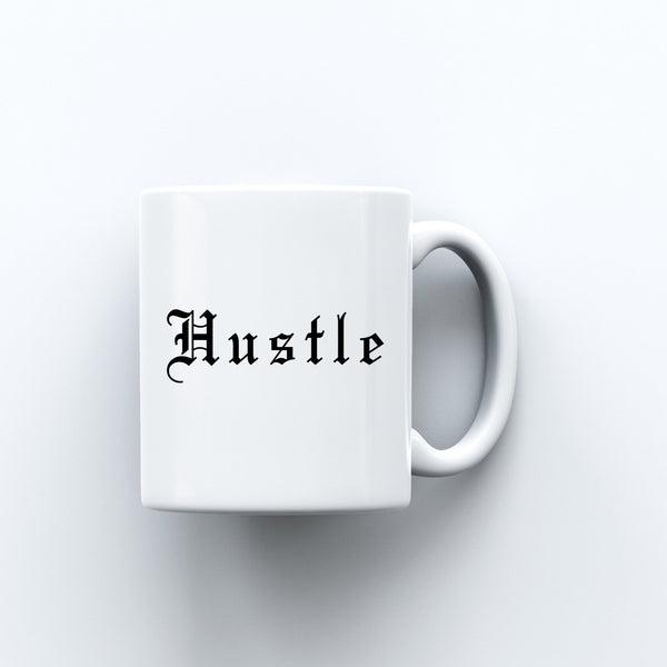 11 oz. White Hustle Mug