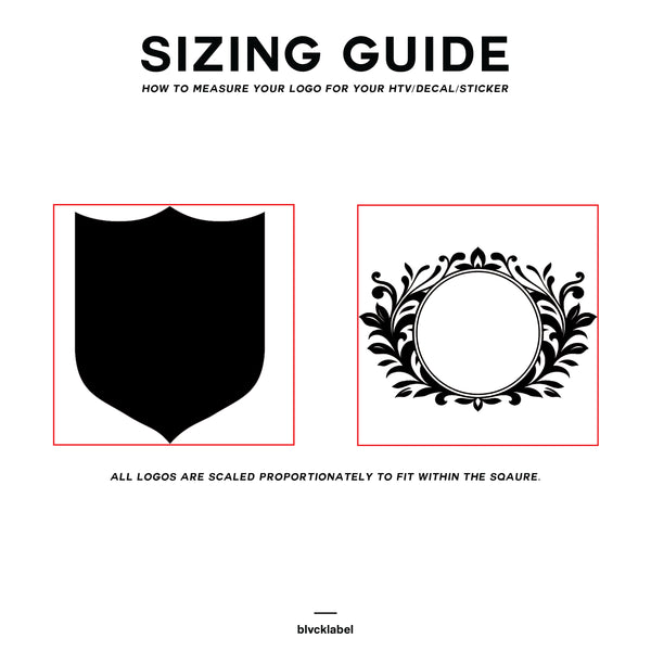 Vinyl Decal Sizing Guide